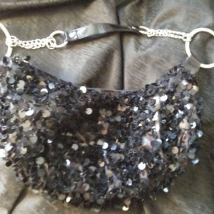 Black Sequin Bag